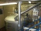 The 6000 gallon multy-duty vessel(MDV) Brew Kettle at the Stevens Point Brewery.